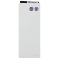 nobo Glas-Magnettafel Mini 14,0 x 36,5 cm weiß