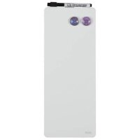 nobo Glas-Magnettafel Mini 14,0 x 36,5 cm weiß