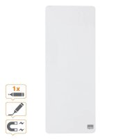 nobo Glas-Magnettafel Mini 14,0 x 36,5 cm weiß