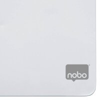 nobo Glas-Magnettafel Mini 14,0 x 36,5 cm weiß