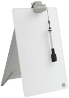 nobo Schreibtisch-Whiteboard Notiz 21,6 x 29,7 cm brillant weiß Glas