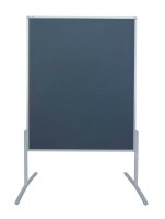 FRANKEN Moderationswand PRO 120,0 x 150,0 cm grau