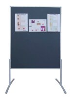 FRANKEN Moderationswand PRO 120,0 x 150,0 cm grau