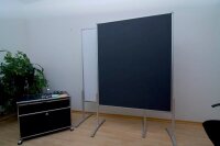 FRANKEN Moderationswand PRO 120,0 x 150,0 cm grau