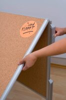 FRANKEN Moderationswand PRO klappbar 120,0 x 150,0 cm braun
