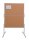 FRANKEN Moderationswand PRO klappbar 120,0 x 150,0 cm braun