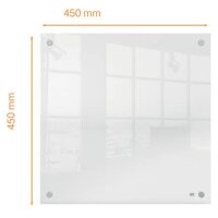 nobo Acrylglas-Schreibtafel 45,0 x 45,0 cm transparent