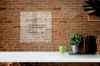 nobo Acrylglas-Schreibtafel 45,0 x 45,0 cm transparent