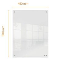nobo Acrylglas-Schreibtafel 60,0 x 45,0 cm transparent