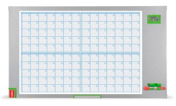 nobo Performance Plus Monatsplaner, blanko 104,0 x 60,0 cm