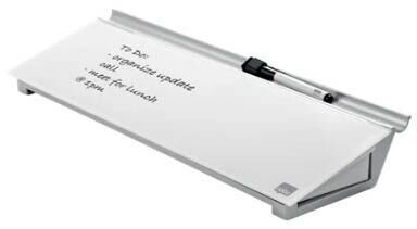 nobo Schreibtisch-Whiteboard Notiz 45,0 x 14,0 cm weiß Glas