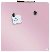 nobo Magnettafel beschreibbar 36,0 x 36,0 cm rosa  (...