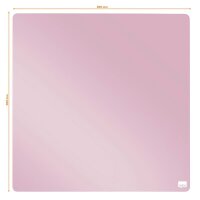 nobo Magnettafel beschreibbar 36,0 x 36,0 cm rosa  ( 1915623 )