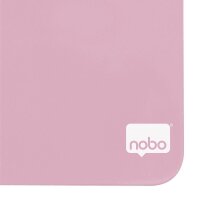 nobo Magnettafel beschreibbar 36,0 x 36,0 cm rosa  ( 1915623 )