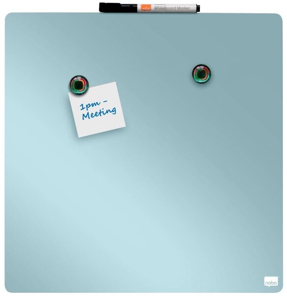 nobo Magnettafel beschreibbar 36,0 x 36,0 cm grau