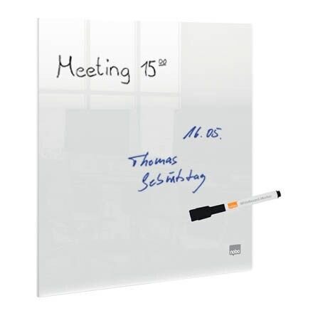 nobo Acrylglas-Schreibtafel Wand-oder Desktop 30,0 x 30,0 cm transparent
