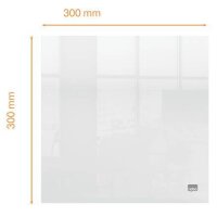 nobo Acrylglas-Schreibtafel Wand-oder Desktop 30,0 x 30,0...