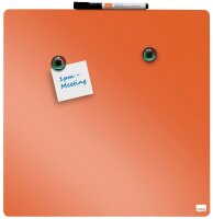 nobo Magnettafel beschreibbar 36,0 x 36,0 cm orange