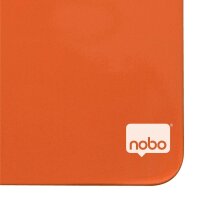 nobo Magnettafel beschreibbar 36,0 x 36,0 cm orange