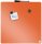 nobo Magnettafel beschreibbar 36,0 x 36,0 cm orange