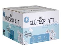 GLÜCKSBLATT Küchenrollen reinweiß 3-lagig, 9 Rollen