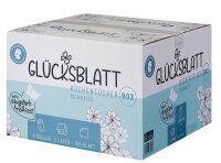 GLÜCKSBLATT Küchenrollen reinweiß 3-lagig, 9 Rollen