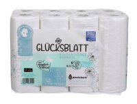 GLÜCKSBLATT Küchenrollen reinweiß 3-lagig, 8 Rollen