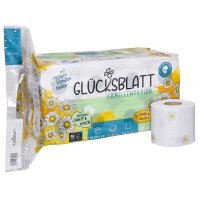 GLÜCKSBLATT Toilettenpapier Kamille 3-lagig, 16 Rollen