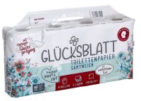 GLÜCKSBLATT Toilettenpapier samtweich 4-lagig, 8 Rollen