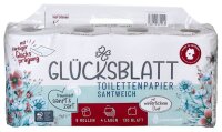 GLÜCKSBLATT Toilettenpapier samtweich 4-lagig, 8 Rollen