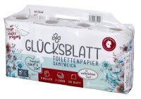 GLÜCKSBLATT Toilettenpapier samtweich 4-lagig, 8 Rollen