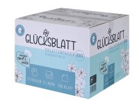GLÜCKSBLATT Toilettenpapier klassisch weiß 3-lagig, 27 Rollen