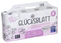 GLÜCKSBLATT Toilettenpapier samtweich 4-lagig, 8 Rollen