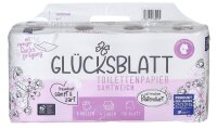 GLÜCKSBLATT Toilettenpapier samtweich 4-lagig, 8 Rollen