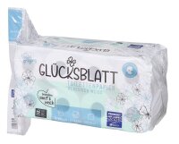 GLÜCKSBLATT Toilettenpapier klassisch weiß 3-lagig, 16 Rollen
