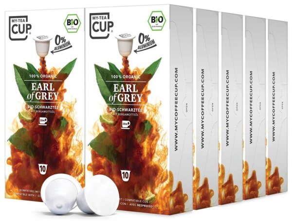 MY-TEA CUP® EARL OF GREY Bio-Teekapseln 100 Portionen