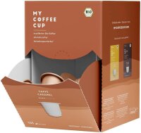 MY COFFEE CUP CARAMEL Bio-Kaffeekapseln, Arabica- und...