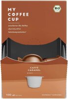 MY COFFEE CUP CARAMEL Bio-Kaffeekapseln, Arabica- und...