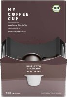 MY COFFEE CUP RISTRETTO ITALIANO Bio-Kaffeekapseln,...