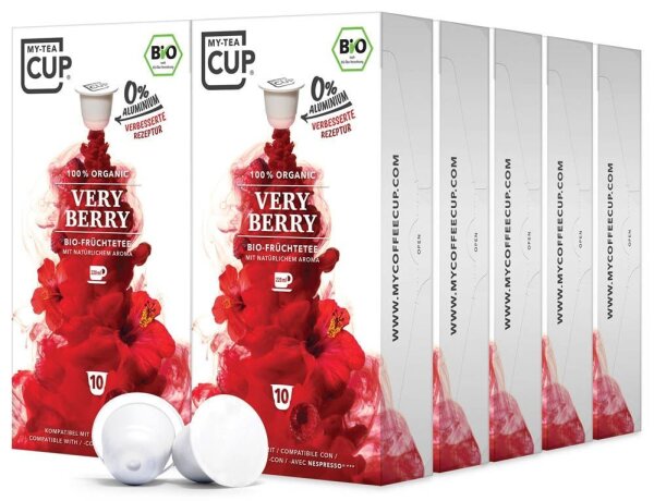 MY-TEA CUP® VERRY BERRY Bio-Teekapseln 100 Portionen