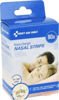 FIRST AID ONLY® Nasenpflaster Schnarchen P-10075 00 braun, 80 St.