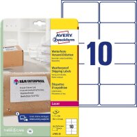 AVERY Zweckform Folien-Versandetiketten L7992-25...