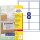 AVERY Zweckform Folien-Versandetiketten L7993-25 weiß 99,1 x 67,7 mm, 25 Blatt