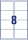AVERY Zweckform Folien-Versandetiketten L7993-25 weiß 99,1 x 67,7 mm, 25 Blatt