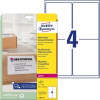 AVERY Zweckform Folien-Versandetiketten L7994-25...