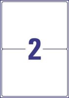 AVERY Zweckform Folien-Versandetiketten L7996-25 weiß 199,6 x 289,1 mm, 25 Blatt