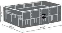 BEST Gartenmöbel-Abdeckung 310,0 x 180,0 x 95,0 cm...