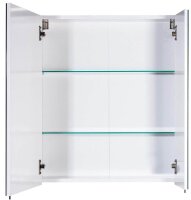 MÖBELPARTNER Spiegelschrank Basic 134105 weiß glanz 60,0 x 16,0 x 70,7 cm