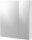 MÖBELPARTNER Spiegelschrank Basic 134105 weiß glanz 60,0 x 16,0 x 70,7 cm