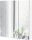 MÖBELPARTNER Spiegelschrank Basic 134105 weiß glanz 60,0 x 16,0 x 70,7 cm